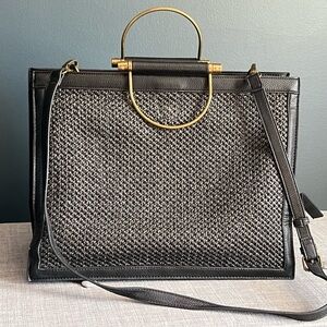 Black Knit Anthropologie Bag